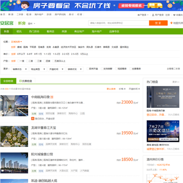安居客温州新房网